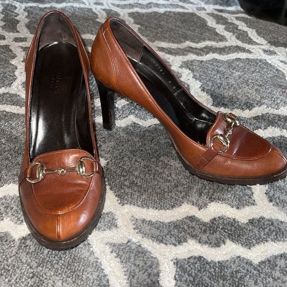 •Gucci horse bit heeled loafer• - Picture 3 of 13